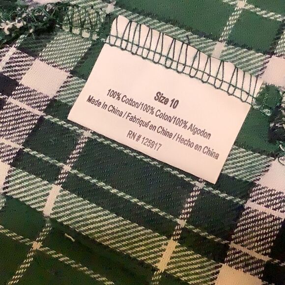 🎈Green Plaid Flannel Dog Pajamas - Picture 3 of 10